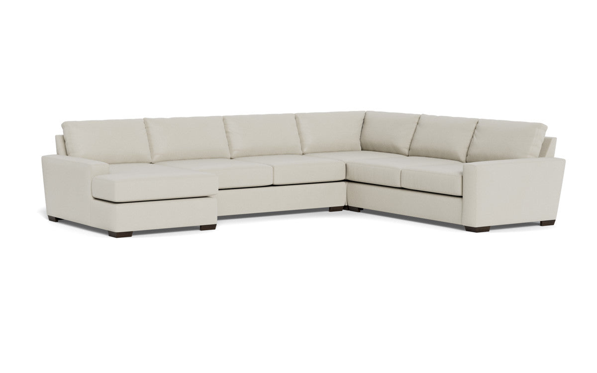 Mas Mesa 162" Deep Corner Sectionals w. Left Chaise - Villa Ivory