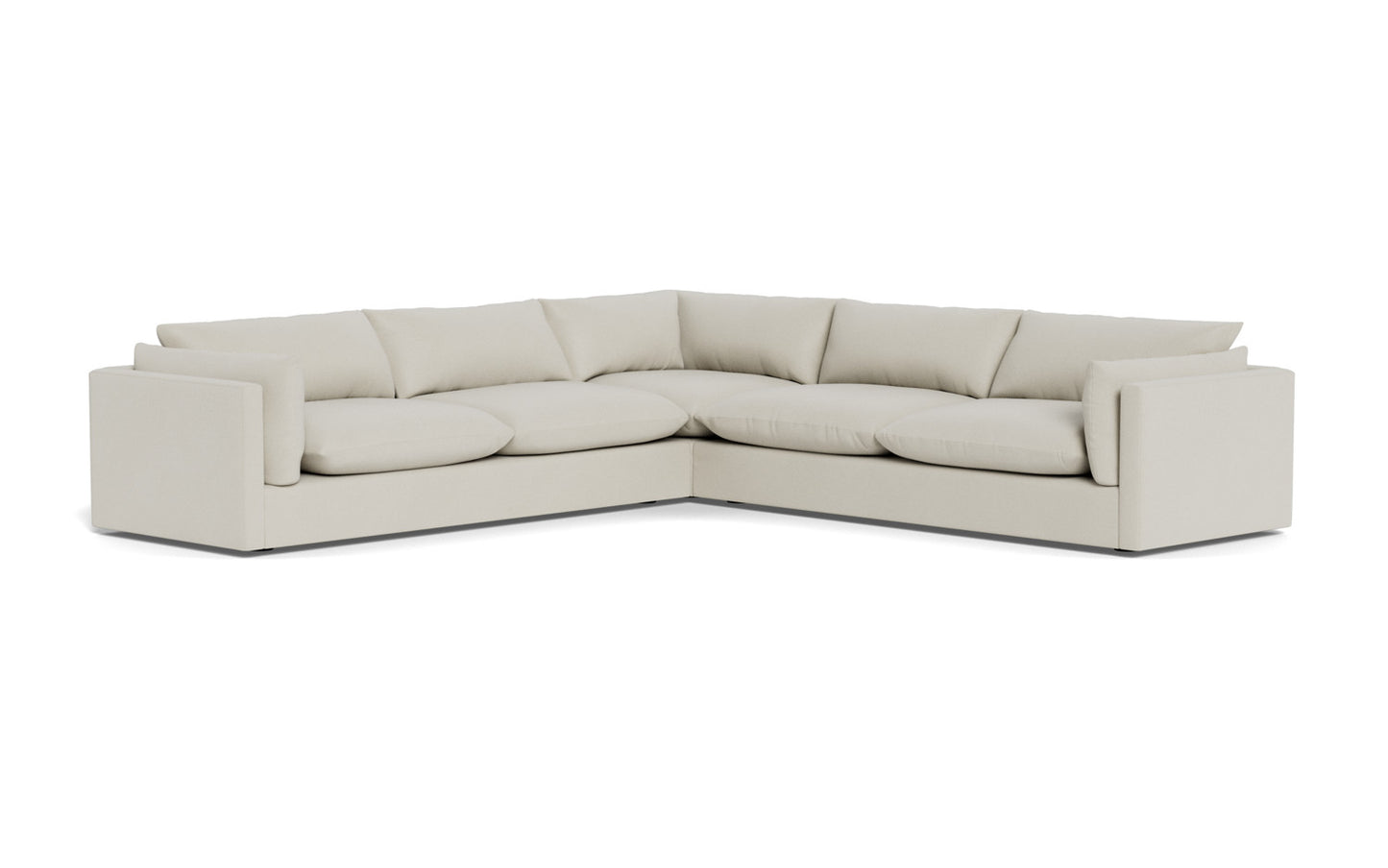 SoCo 124" Corner Sectional - Villa Oyster