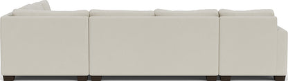 Track 141" Corner Sectionals W. Full Sleeper & Left Chaise - Villa Oyster