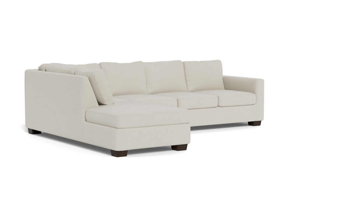 Track 121" Left Chaise Sectional - Villa Oyster