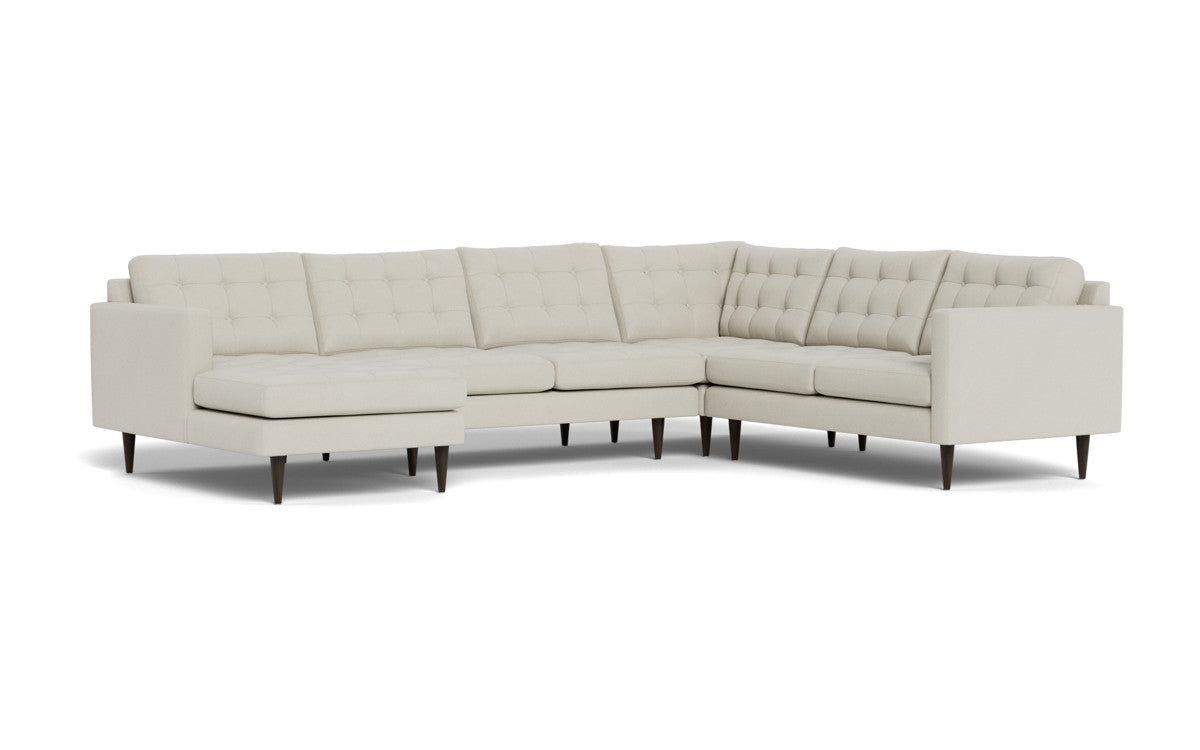 Wallace 131" Corner Sectionals w. Left Chaise - Villa Oyster