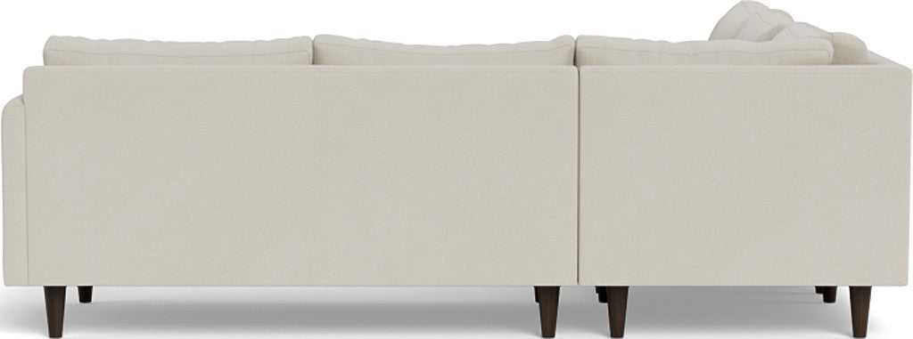 Wallace 102" Untufted Corner Sectional - Villa Oyster