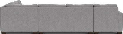 Track 141" Corner Sectionals W. Full Sleeper & Left Chaise - Villa Platinum