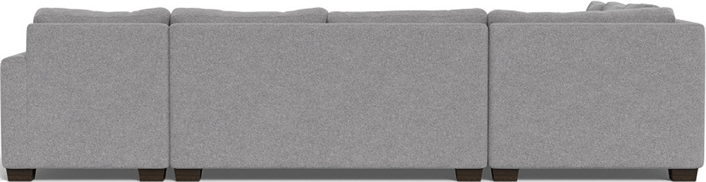 Track 141" Corner Sectionals w. Right Chaise - Villa Platinum