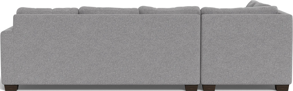Track 121" Left Chaise Sectional - Villa Platinum