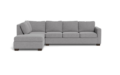 Track 121" Left Chaise Sectional - Villa Platinum