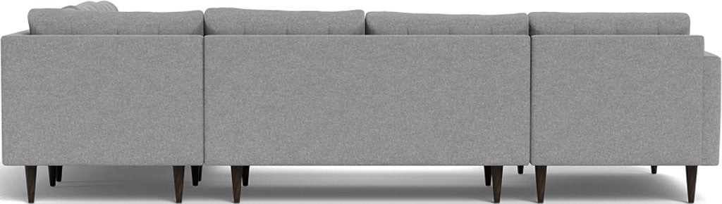 Wallace 131" Corner Sectionals w. Left Chaise - Villa Platinum