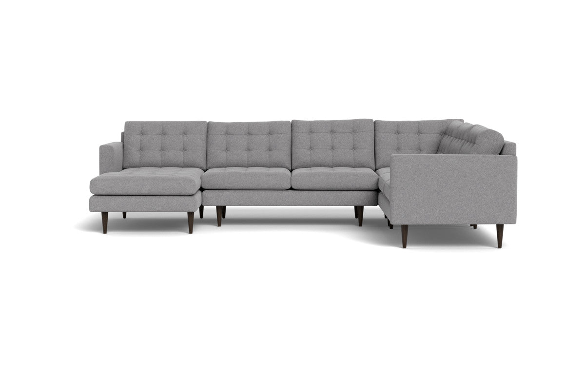 Wallace 131" Corner Sectionals w. Left Chaise - Villa Platinum