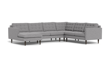 Wallace 131" Corner Sectionals w. Left Chaise - Villa Platinum