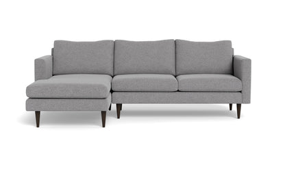 Wallace 98" Untufted Left Chaise Sectional - Villa Oyster