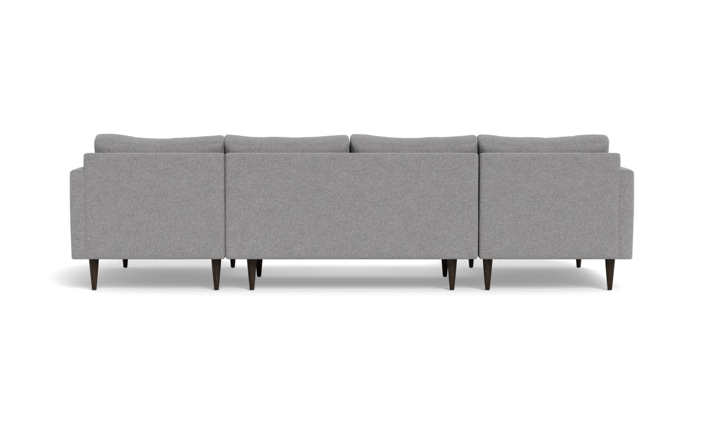 Wallace 126" Untufted Double Chaise U Sectional