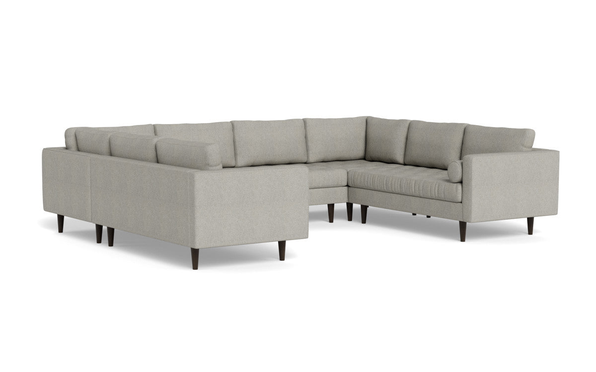 Ladybird 134" U Sectional - Villa Dove