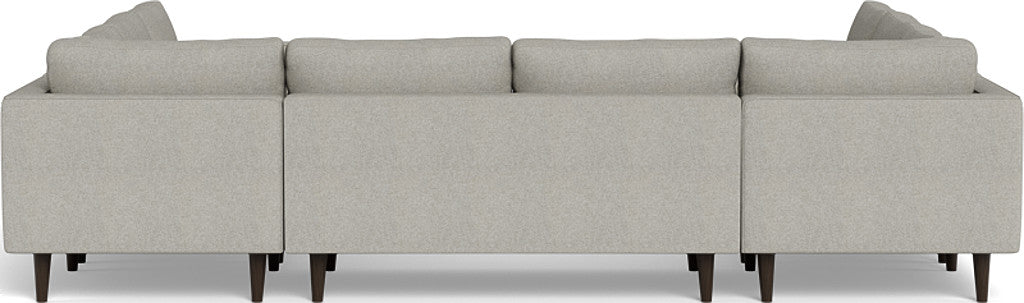 Ladybird 134" U Sectional - Villa Dove