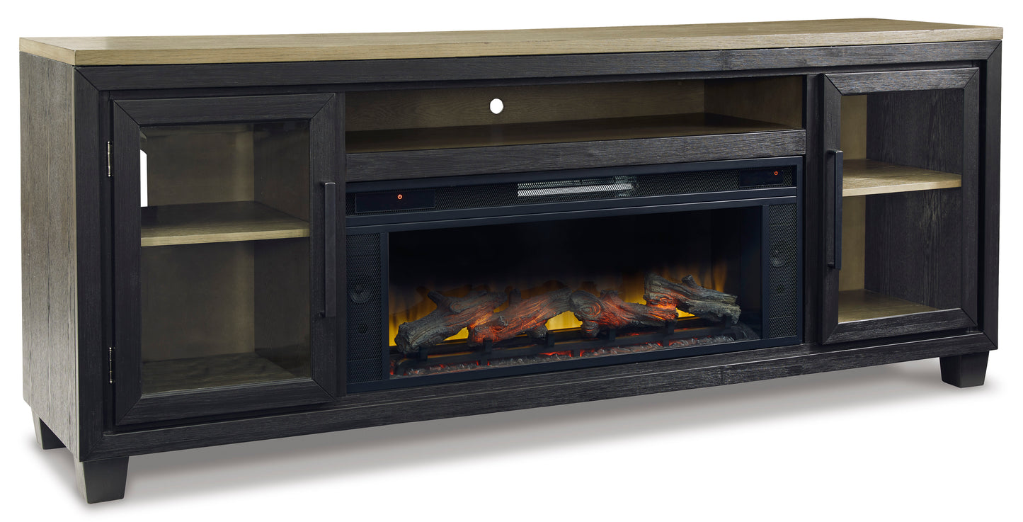 Flora XL Tv Stand - With Fireplace