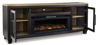 Flora XL Tv Stand - With Fireplace