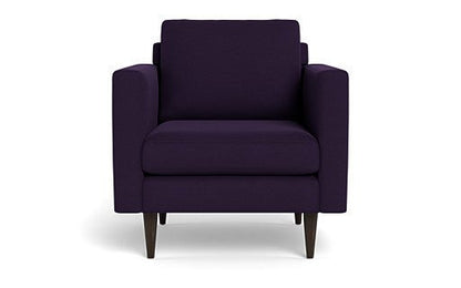 Wallace 34" Untufted Arm Chair - Superb Amethyst