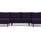 Wallace Untufted Double Chaise U Sectional