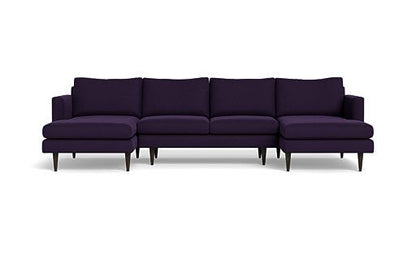 Wallace Untufted Double Chaise U Sectional