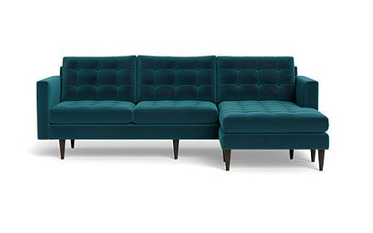 Wallace 98" Reversible Chaise Sofa - Superb Peacock