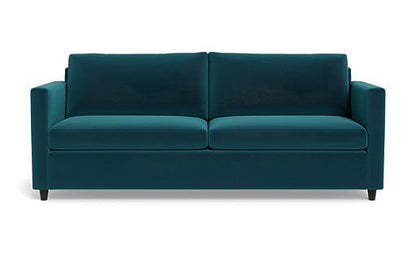 Wallace 74" Untufted Queen Sleeper Sofa - Superb Peacock