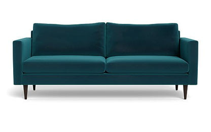 Wallace 85" Untufted Sofa - Superb Peacock