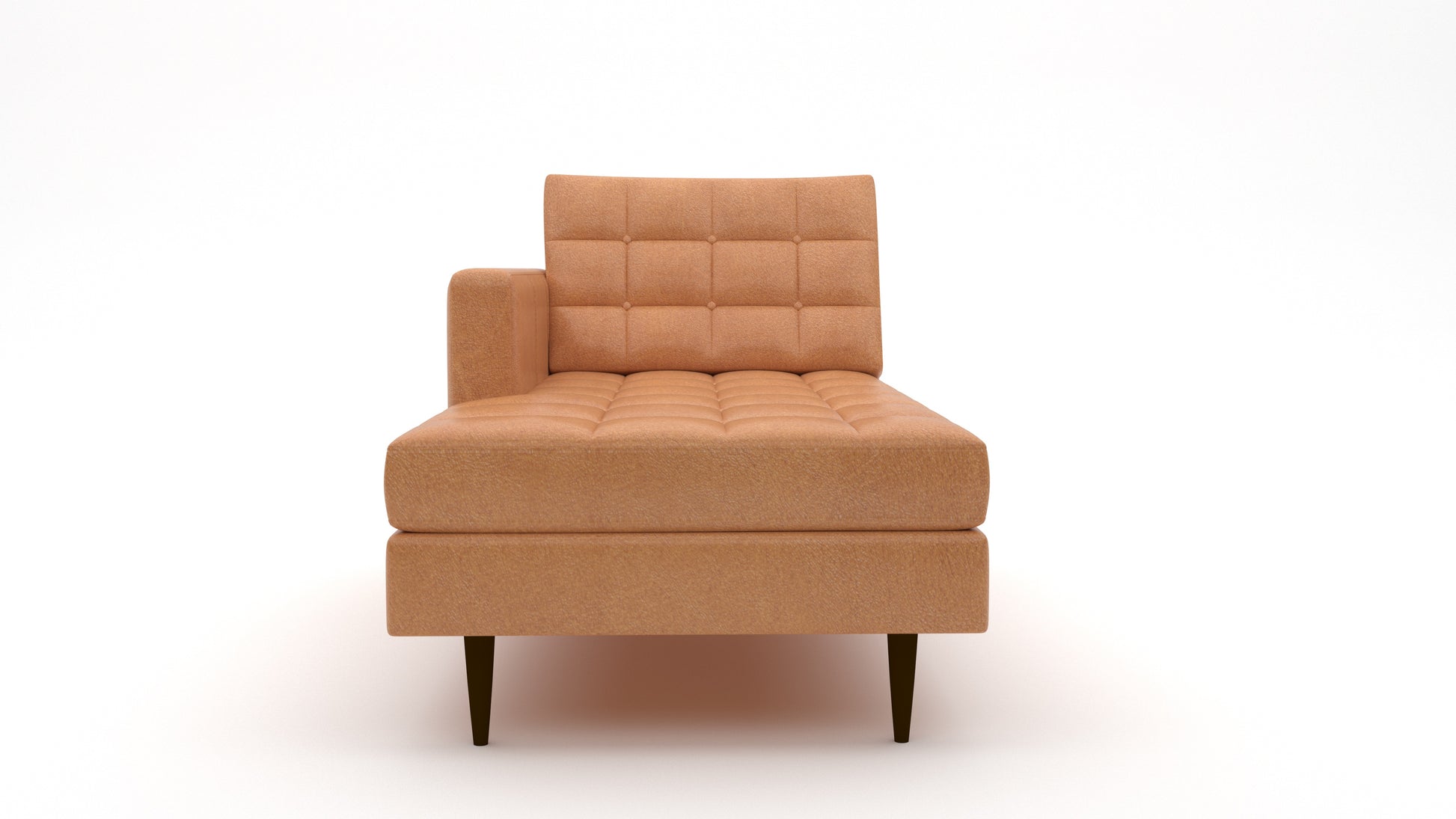 Wallace Leather Laf Chaise - Hudson Lager