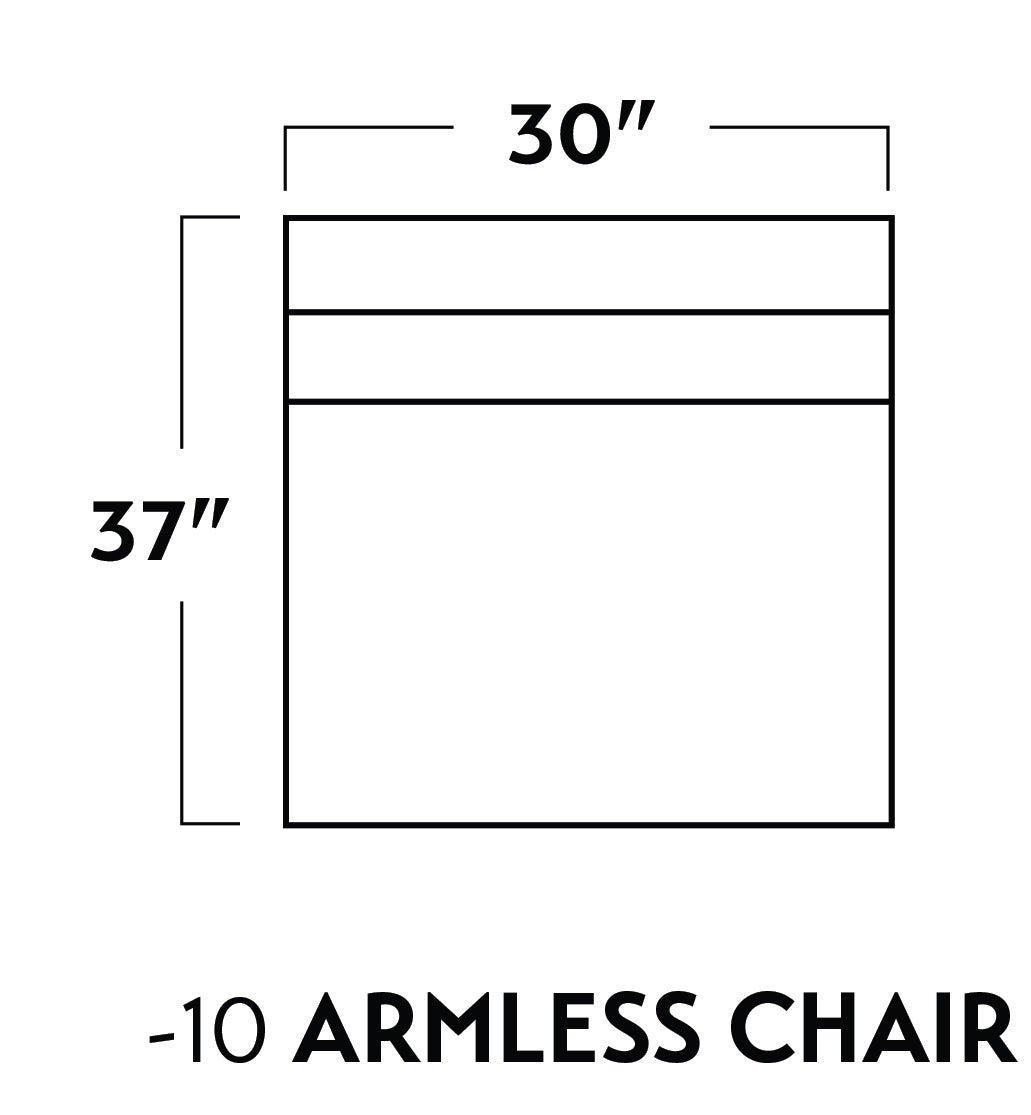 Wallace Untufted Armless Chair