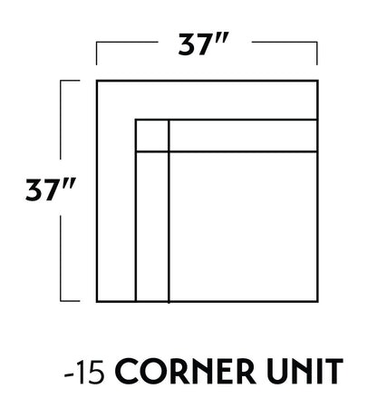 Wallace Leather Untufted Corner Unit