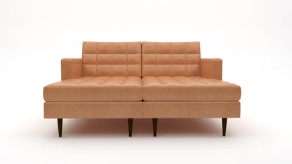 Wallace Leather Double Chaise