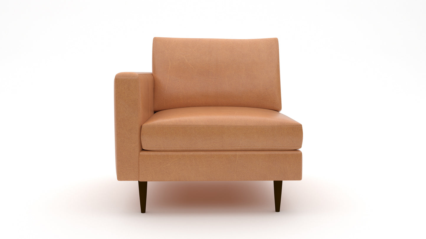 Wallace Leather Untufted Laf Chair