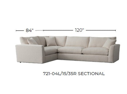 Cedar Park 84" Small Corner Sectional -