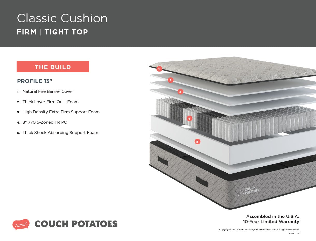 Classic Cushion Firm TT Mattress