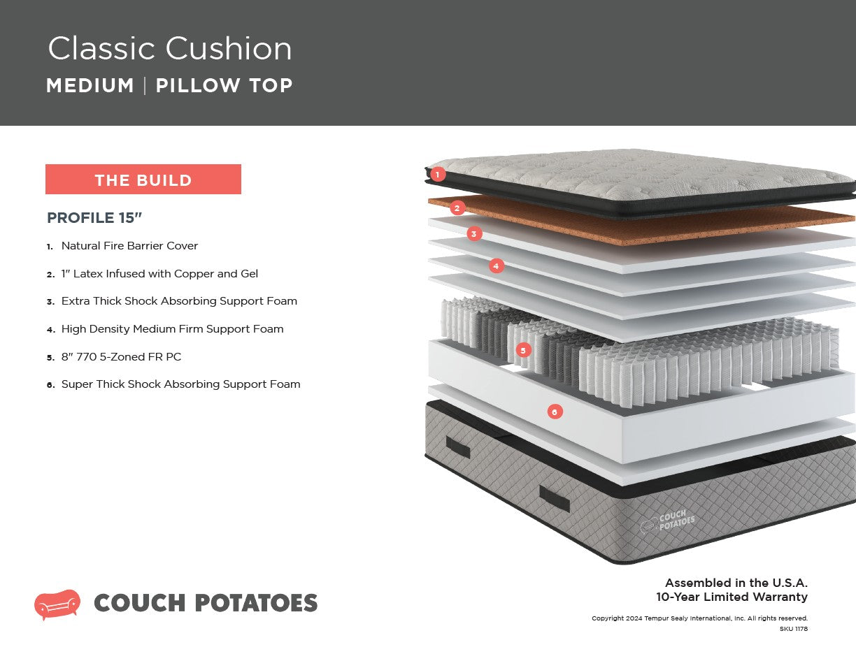 Classic Cushion Medium PT Mattress