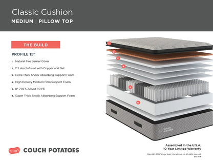 Classic Cushion Medium PT Mattress -