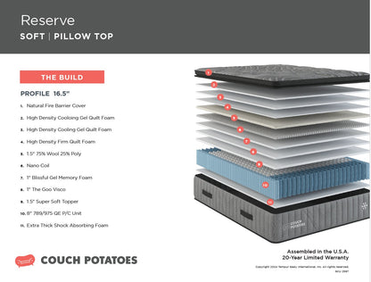 Couch Potato Reserve Soft PT Mattress -