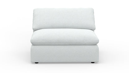 Fluffy Armless Chair - Bloke Snow