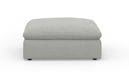 Fluffy Ottoman - Nepal Pebble