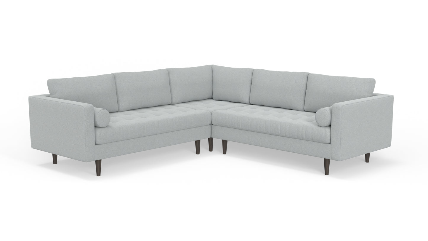 Ladybird 103" Corner Sectional - Bloke Snow