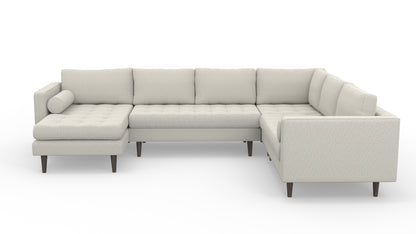 Ladybird 133" Corner Sectional with Left Chaise - Bloke Cotton