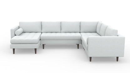 Ladybird 133" Corner Sectional with Left Chaise - Bloke Snow