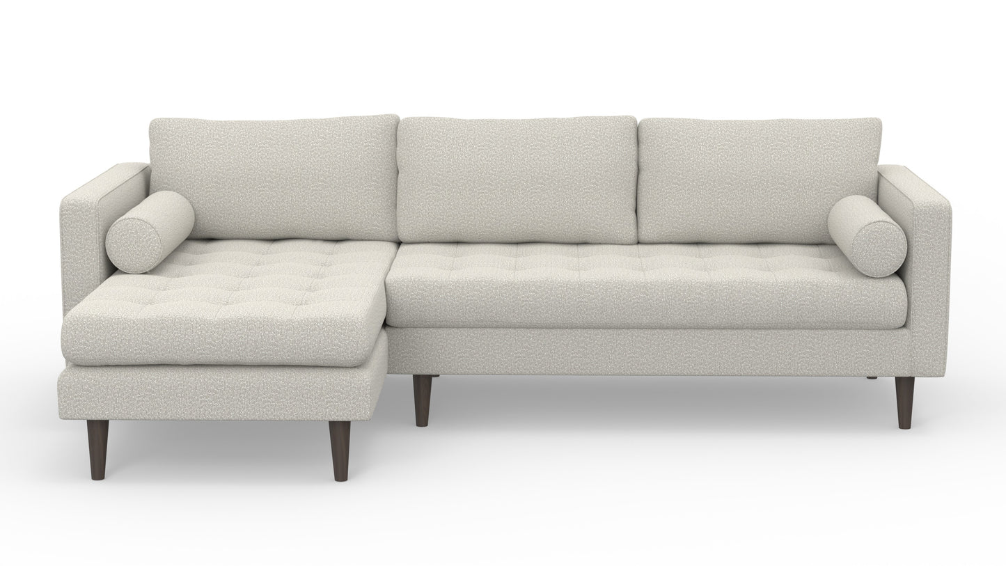 Ladybird 102" Left Chaise Sectional - Bloke Cotton