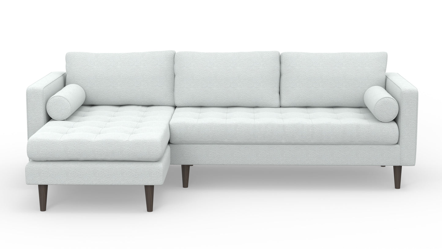 Ladybird 102" Left Chaise Sectional - Bloke Snow