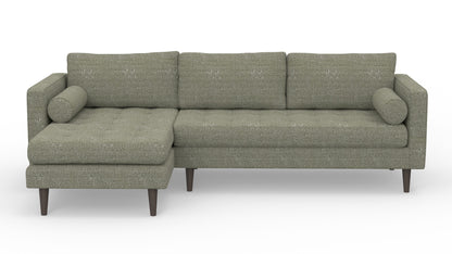 Ladybird 102" Left Chaise Sectional - Nepal Olive