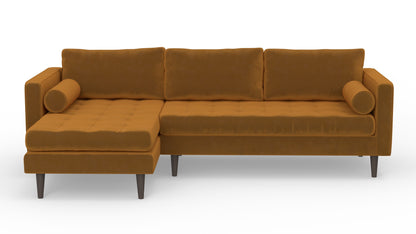 Ladybird 102" Left Chaise Sectional - Sorrento Almond