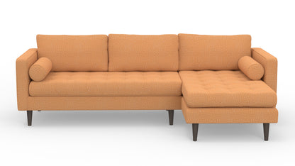 Ladybird 102" Right Chaise Sectional - Tropez Oyster