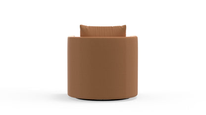 Lily Leather Swivel Chair
