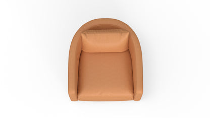 Lily Leather Swivel Chair