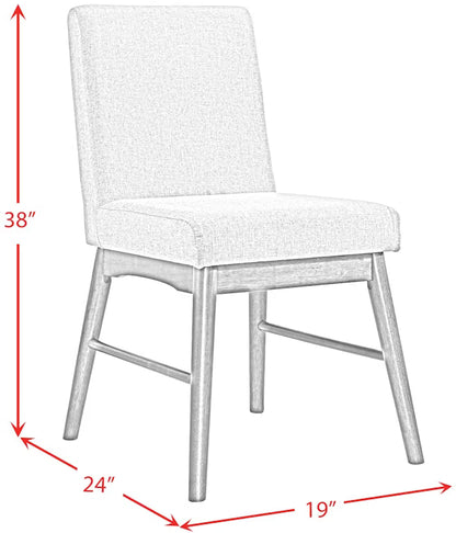 Mackenzie 59" Dining 4 Chair Set (5 pieces) -