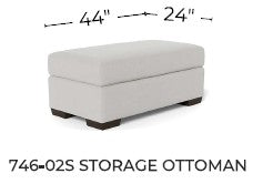 Mas Mesa Storage Ottoman -