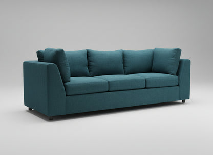 Parmer 104" Sofa Elliot Teal Quick Ship - Elliot Teal